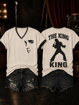 Women's The King of Rock 'N' Roll Print T-shirt