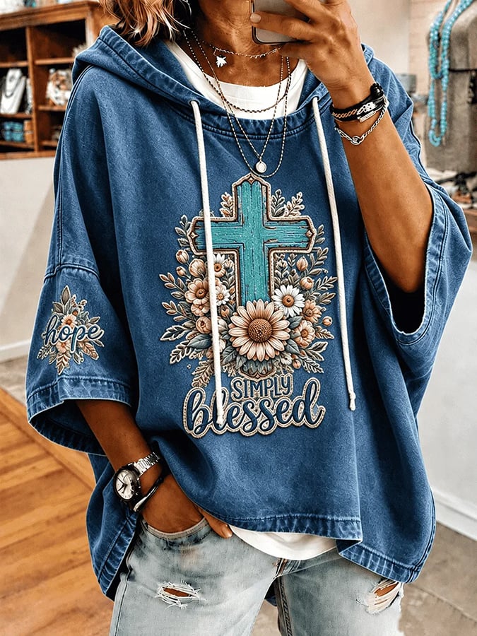 Women's  Faith Over Fear Printing  Top
