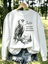 Women's "MESS WITH JACKIE AT YOUR OWN RISK" Crew Neck Sweatshirt