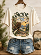 Women's Jackie And Shadow Printed T-shirt