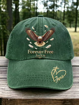 Retro Forever Free Jackie Print Baseball Cap