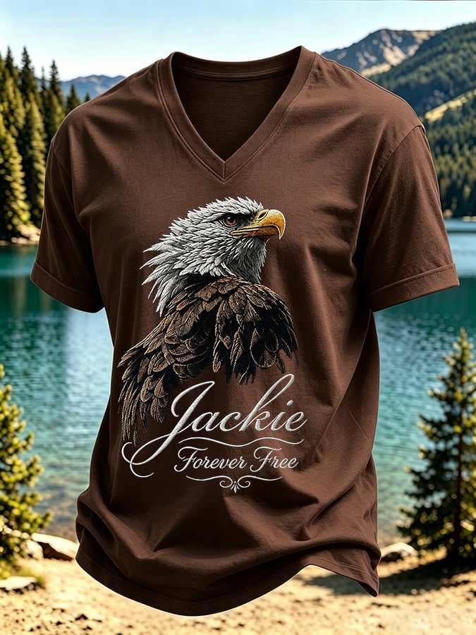 Men's Animal-Print Casual Top