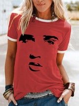 Women's Legendary Singer Actor Silhouette Casual Tee