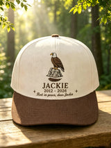 Unisex Retro Rest in Peace Jackie Print Hat