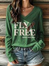 Women's Fly Free Jackie Print T-Shirt
