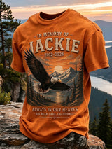 Men's "Fly Free Jackie" Print Short-Sleeve T-Shirt