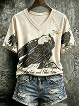 Women's Casual Printed Short-Sleeve T-Shirt