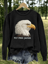 Women's Fly Free Jackie Print Casual Sweatshirt