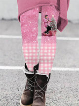 Women's Vintage Print Casual Leggings
