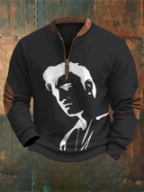 Men's Vintage The King Printed Sweatshirt