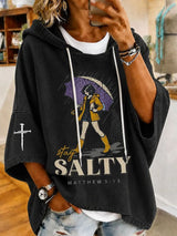 Women's Casual Printed Loose Sweatshirt
