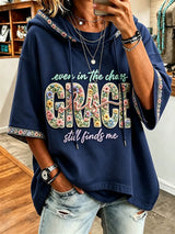 Women's "Even in the Chaos His Grace Finds Me" Casual Top