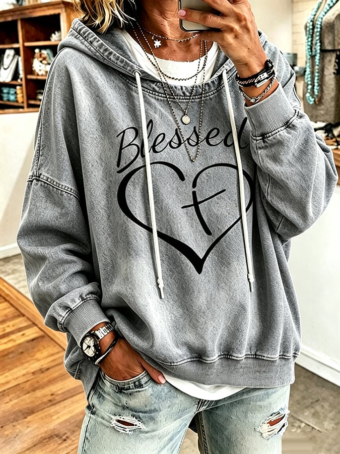 Women's  Faith Over Fear Printing  Top