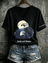 Women's Casual Printed Short-Sleeve T-Shirt