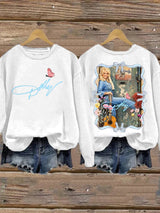 Women's Forever Our Queen of Country Print Casual Sweatshirt