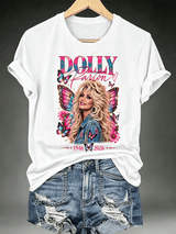 Women's Vintage Country Music Tribute Parton Tour T-Shirt