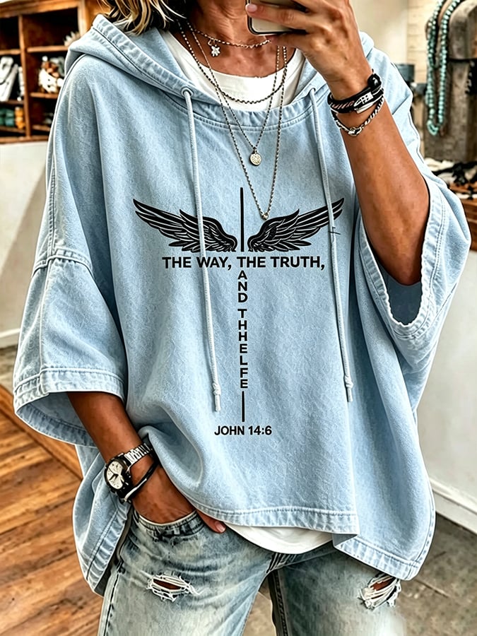 Women's  Faith Over Fear Printing  Top