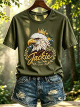 Women's Forever Over Big Bear, Fly Free Jackie Print Tee