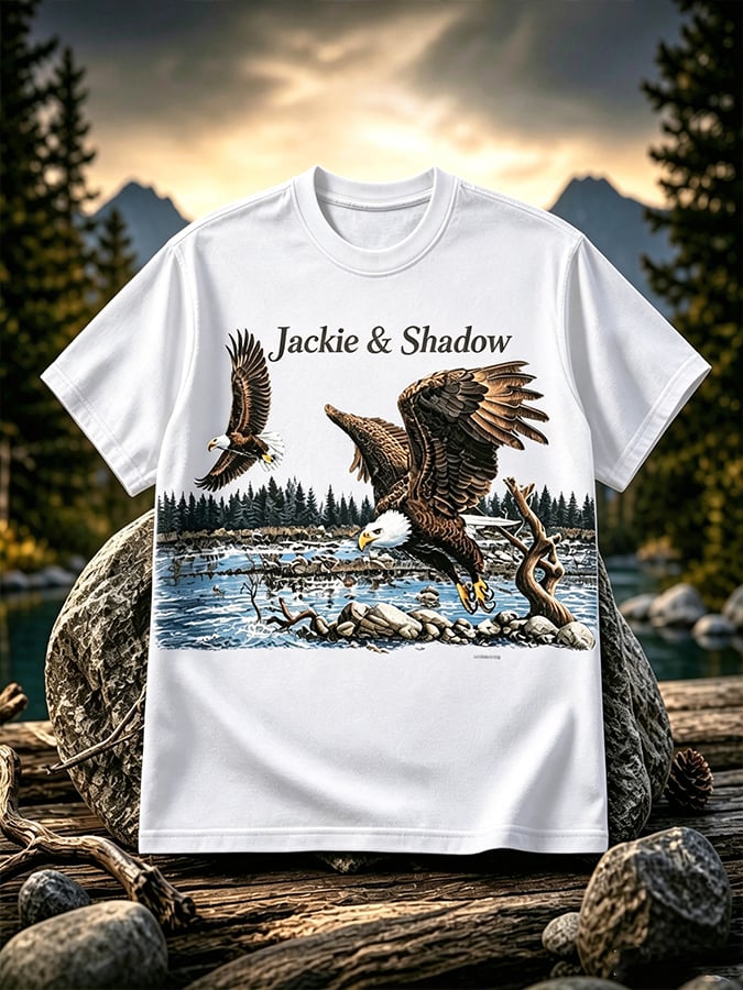 Men's  Jackie and Shadow Print Short-Sleeve T-Shirt
