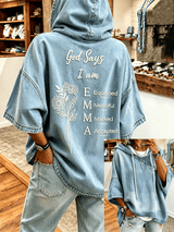 Women's  "Faith" Print Casual Top