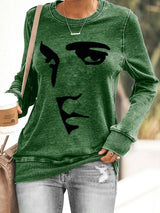 Women's Silhouette Print Souvenir Sweatshirt