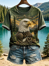 Retro In Loving Memory Of Jackie Rest In Peace Jackie Of Big Bear Valley A Legend. Forever In Our Hearts Print T-Shirt