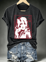 Women's Queen of Hearts Shirt Country Music Graphic Tee