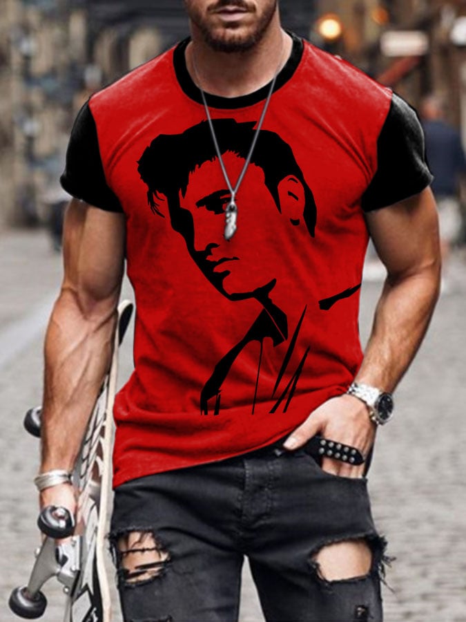 Men'S Music Festival Print T-Shirt