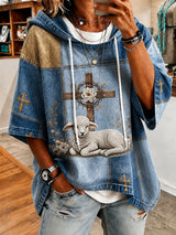 Women's  "Faith" Print Casual Top