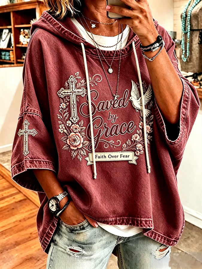 Women's  Faith  Printing  Top