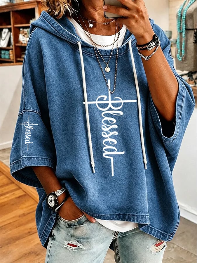 Women's  Faith Over Fear Printing  Top