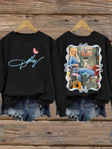 Women's Forever Our Queen of Country Print Casual Sweatshirt