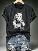 Women's Vintage Signature Graphic Memorial T- Shirt