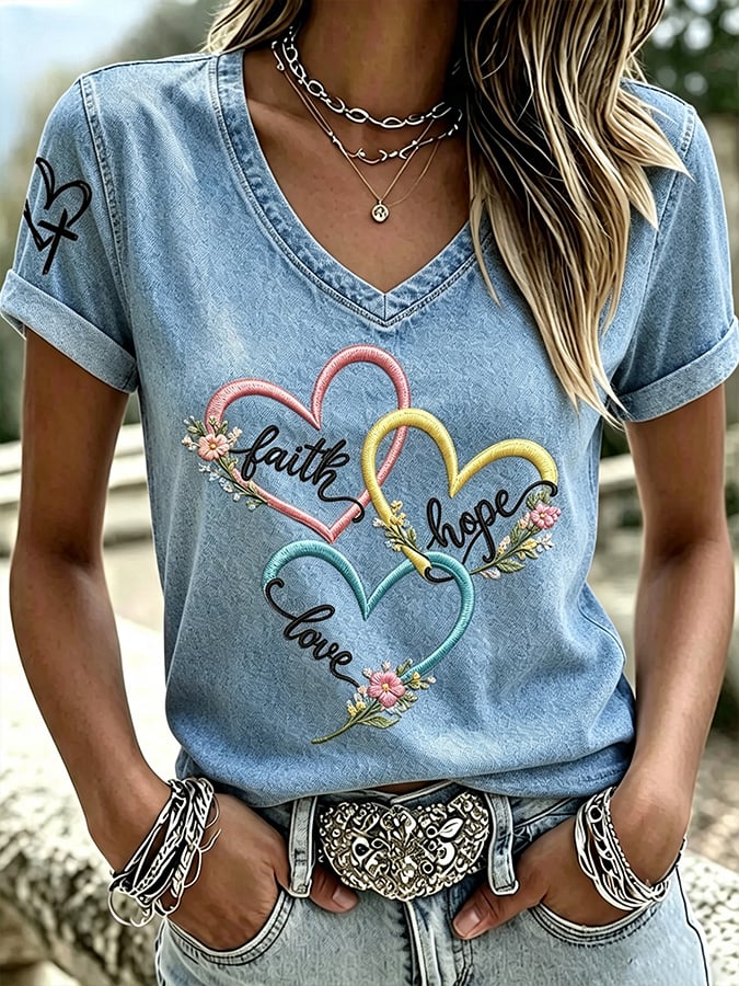 Women's Faith Print T-shirt
