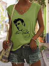 Women's V-Neck Sleeveless T-Shirt