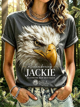 Retro In Loving Memory Of Jackie Rest In Peace Jackie Of Big Bear Valley A Legend. Forever In Our Hearts Print T-Shirt
