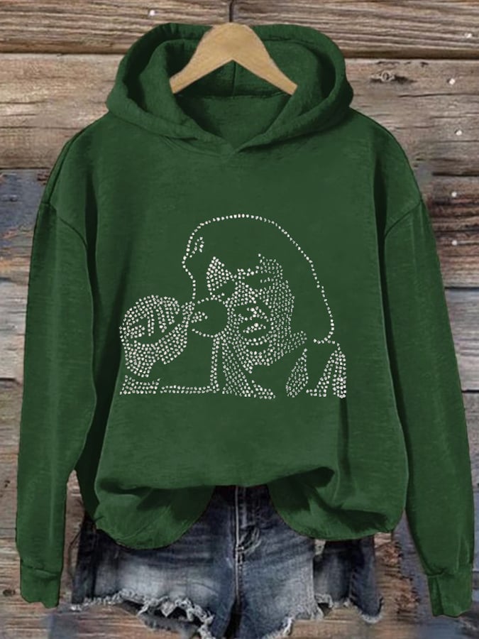 Women's Music King Printed Hoodie