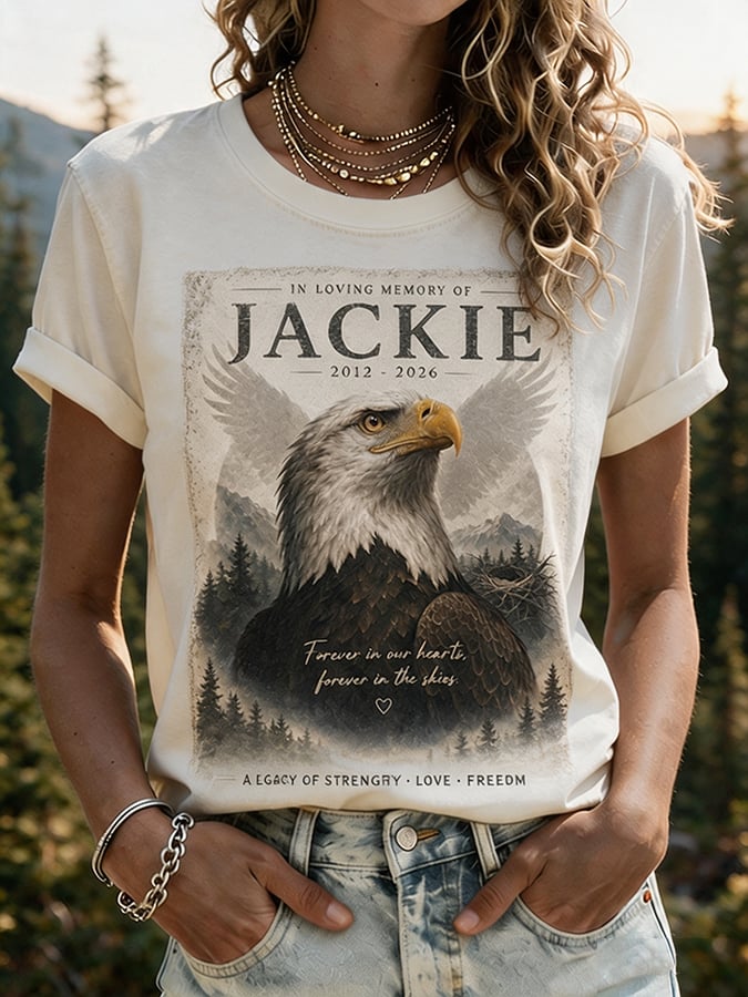 Deepest Condolences To Jackie, May You Rest In Peace. Printed T-Shirt