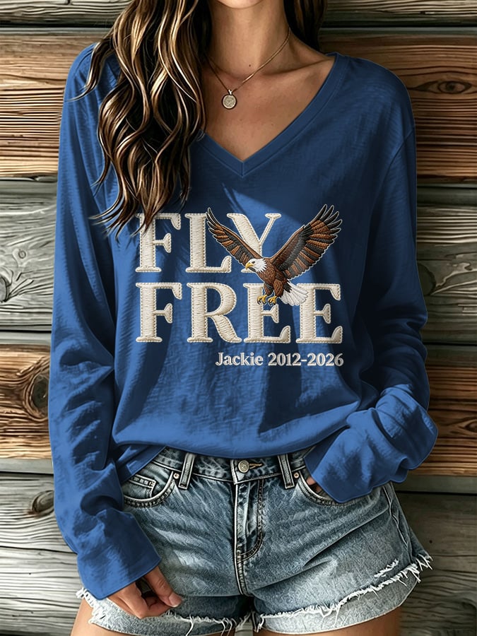 Women's Fly Free Jackie Print T-Shirt