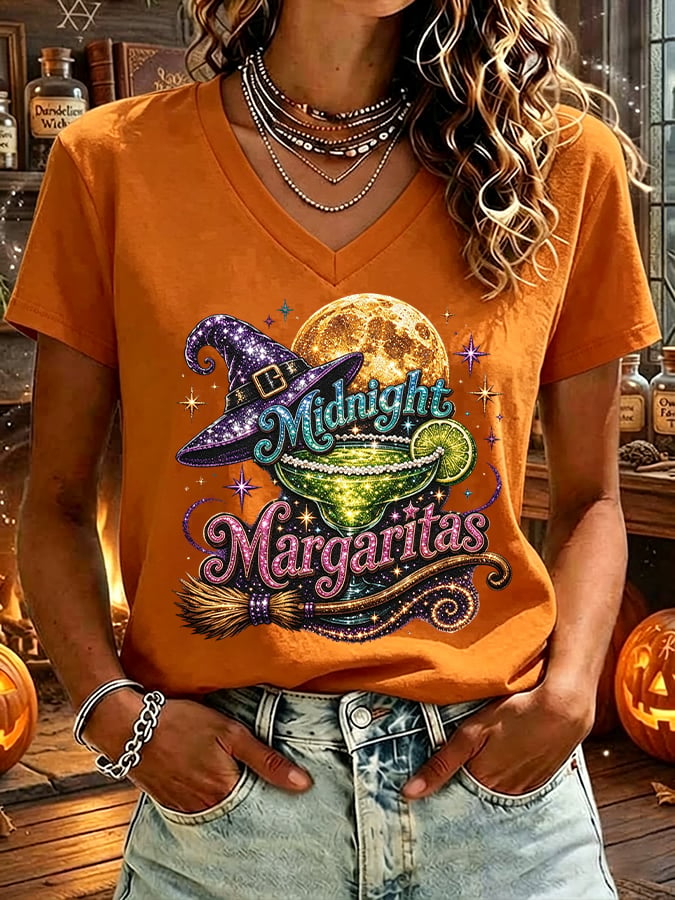 Women's Midnight Margaritas Print T-shirt