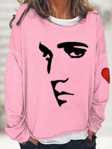 Women's Silhouette Print Souvenir Sweatshirt