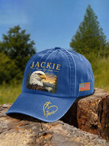 Retro Jackie Forever Our Queen Print Baseball Cap