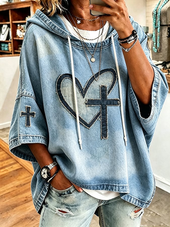 Women's  Faith Over Fear Printing  Top