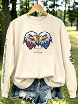 Women's "MESS WITH JACKIE AT YOUR OWN RISK" Crew Neck Sweatshirt
