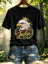 Women's Forever Over Big Bear, Fly Free Jackie Print Tee