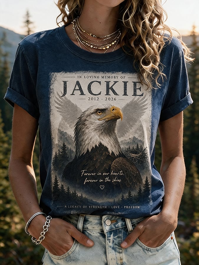 Deepest Condolences To Jackie, May You Rest In Peace. Printed T-Shirt