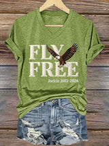 Women's Fly Free Jackie Print T-shirt