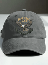 Retro Soar Free, Jackie Print Baseball Cap